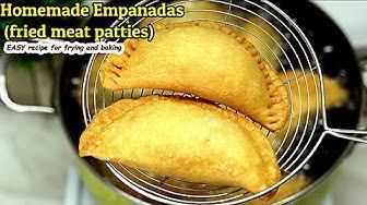'Video thumbnail for EMPANADAS (FRIED MEATPIE) - HOMEMADE EMPANADA RECIPE'