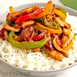 Chicken and Bell peppers Stir-fry - Nigerian Food TV